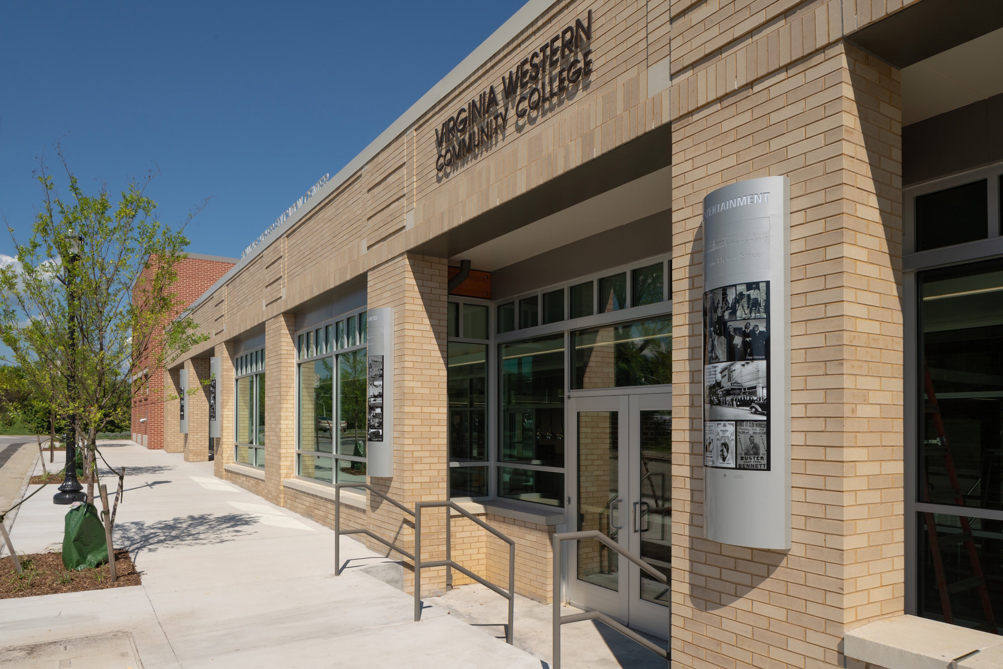Outside view of the Claude Moore Education Complex